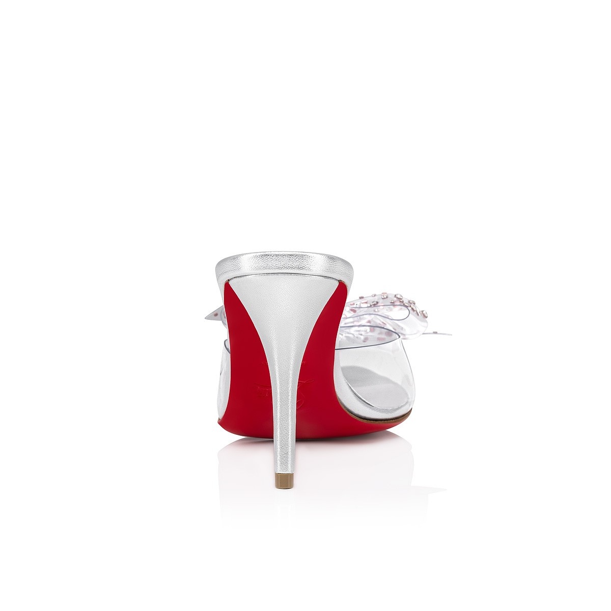 サンダル・ミュール Aqua Strass Christian Louboutin Aqua Strass 80mm Crystal-embellished Pvc