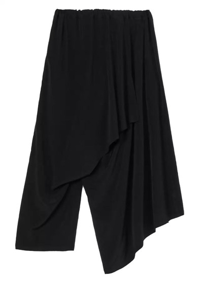 Yohji Yamamoto Gathered Wrap Pants outlook