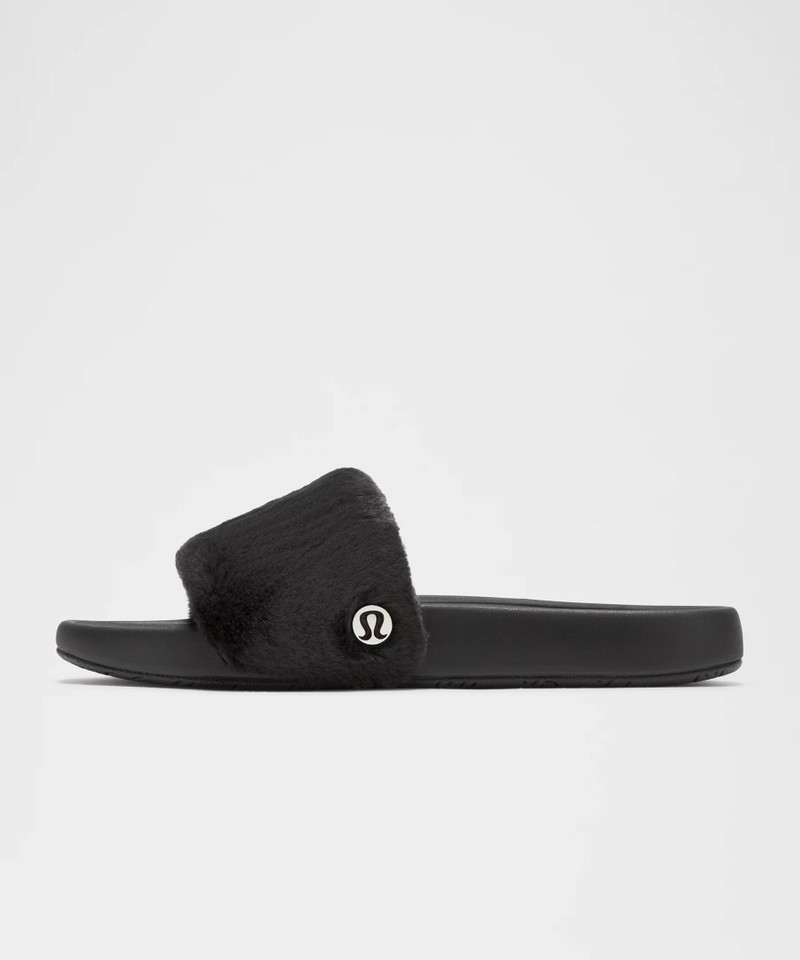 Women's Restfeel Faux Fur Slide 3