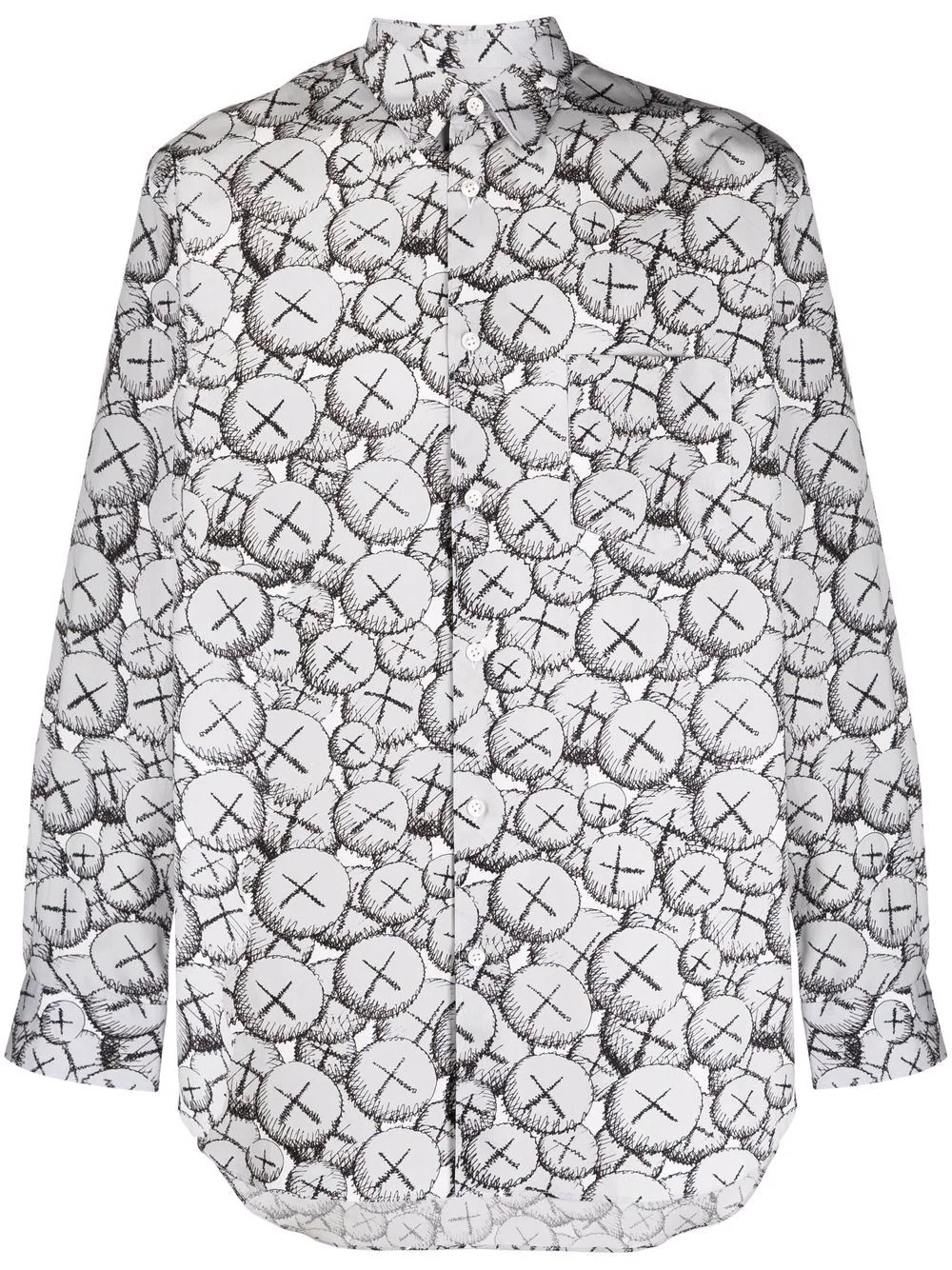 print long-sleeve shirt - 1