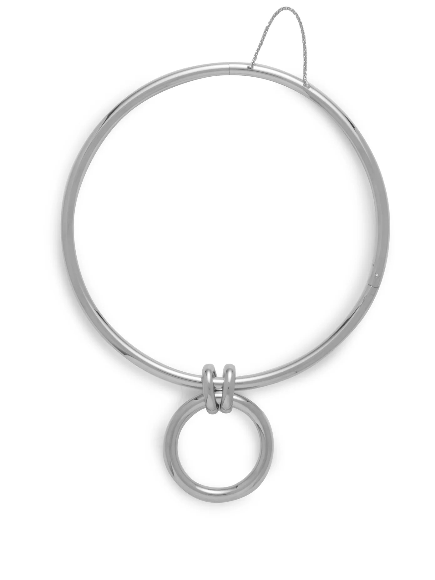 Sterling-silver ring choker - 1