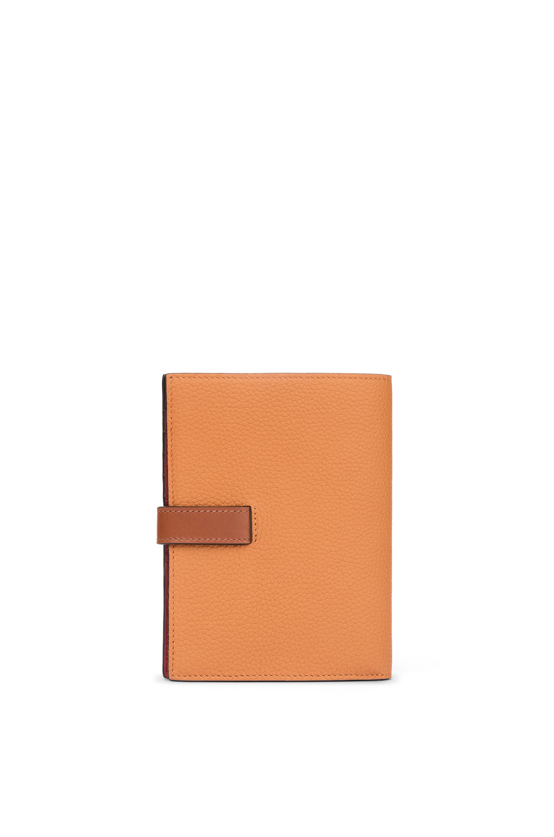 Medium Vertical Wallet in soft grained calfskin - 3