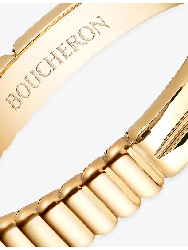 Boucheron Quatre Radiant Edition 18ct Yellow-Gold Wedding Band outlook