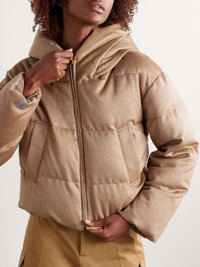 Max Mara The Cube Dalia reversible hooded quilted padded