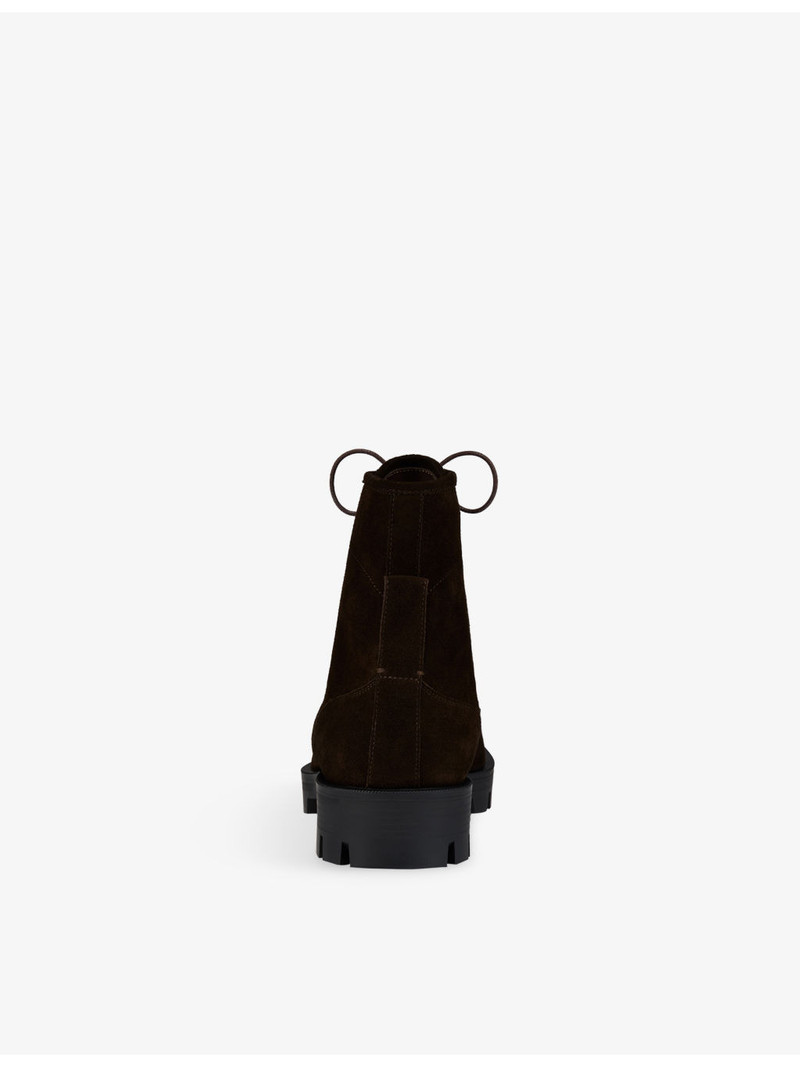 Christian Louboutin Caracolo Lion Flat Crosta Leather Boots outlook