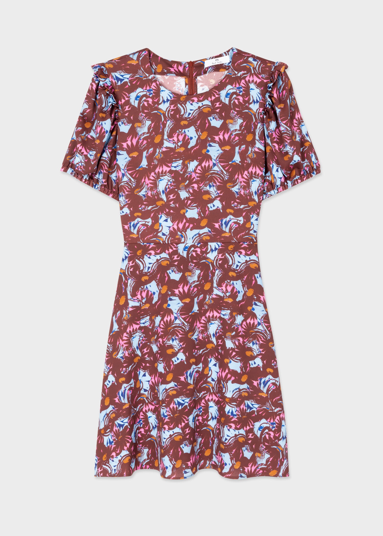 'Snow Pixie' Puff Sleeve Dress - 1