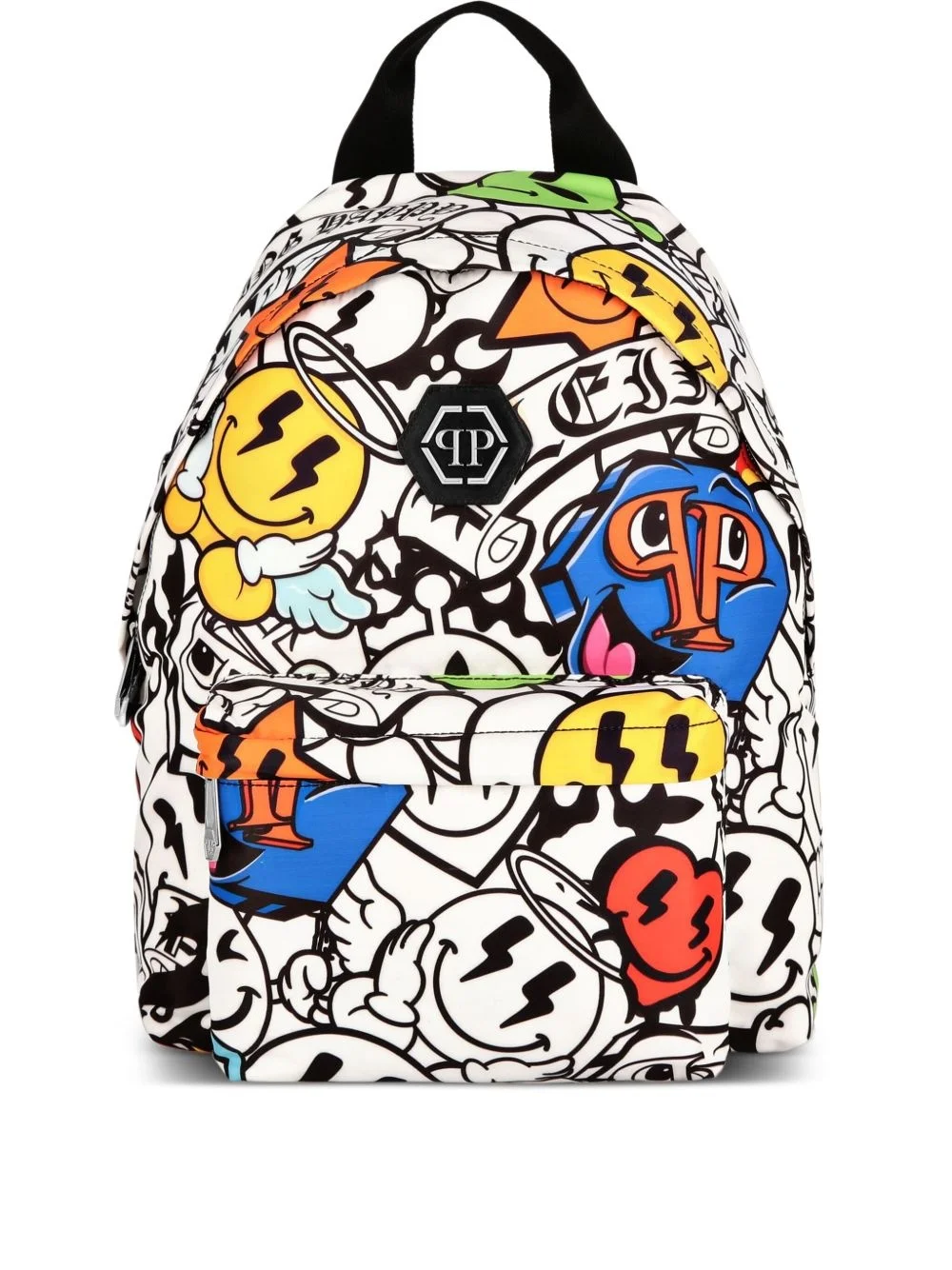 Smile-print backpack - 1