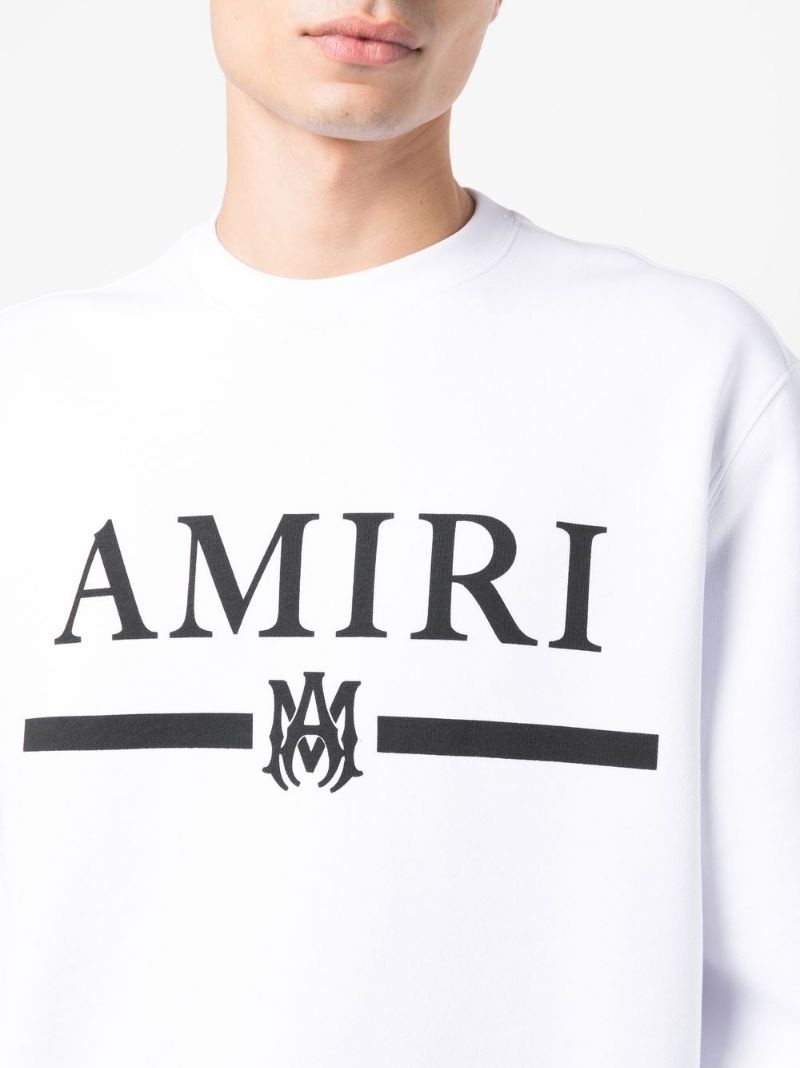 logo-print cotton sweatshirt - 5