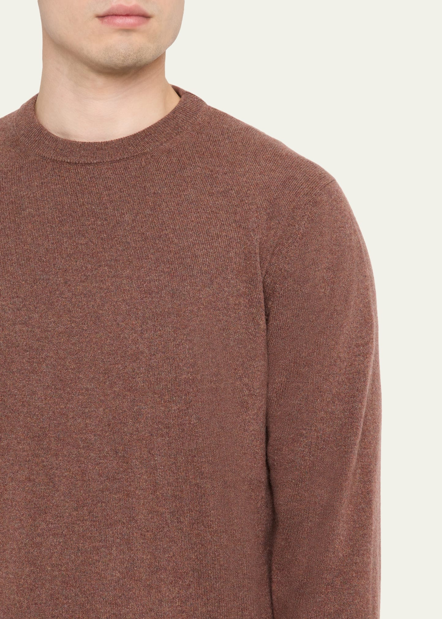 Men's Baby Cashmere Crewneck Sweater - 5