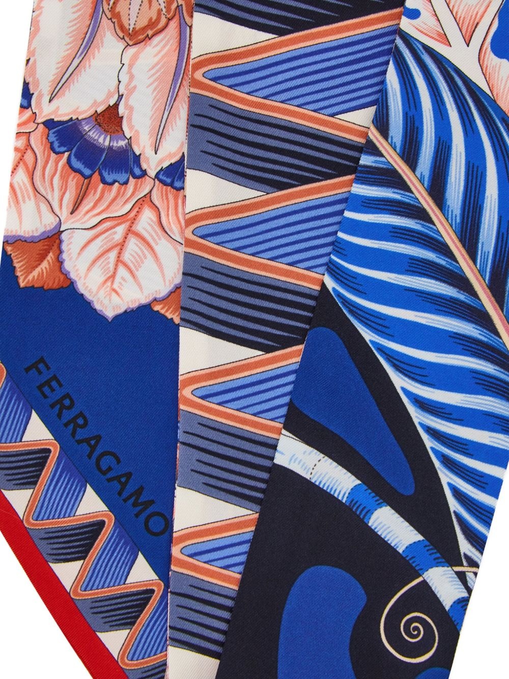 graphic-print silk bandeau - 3