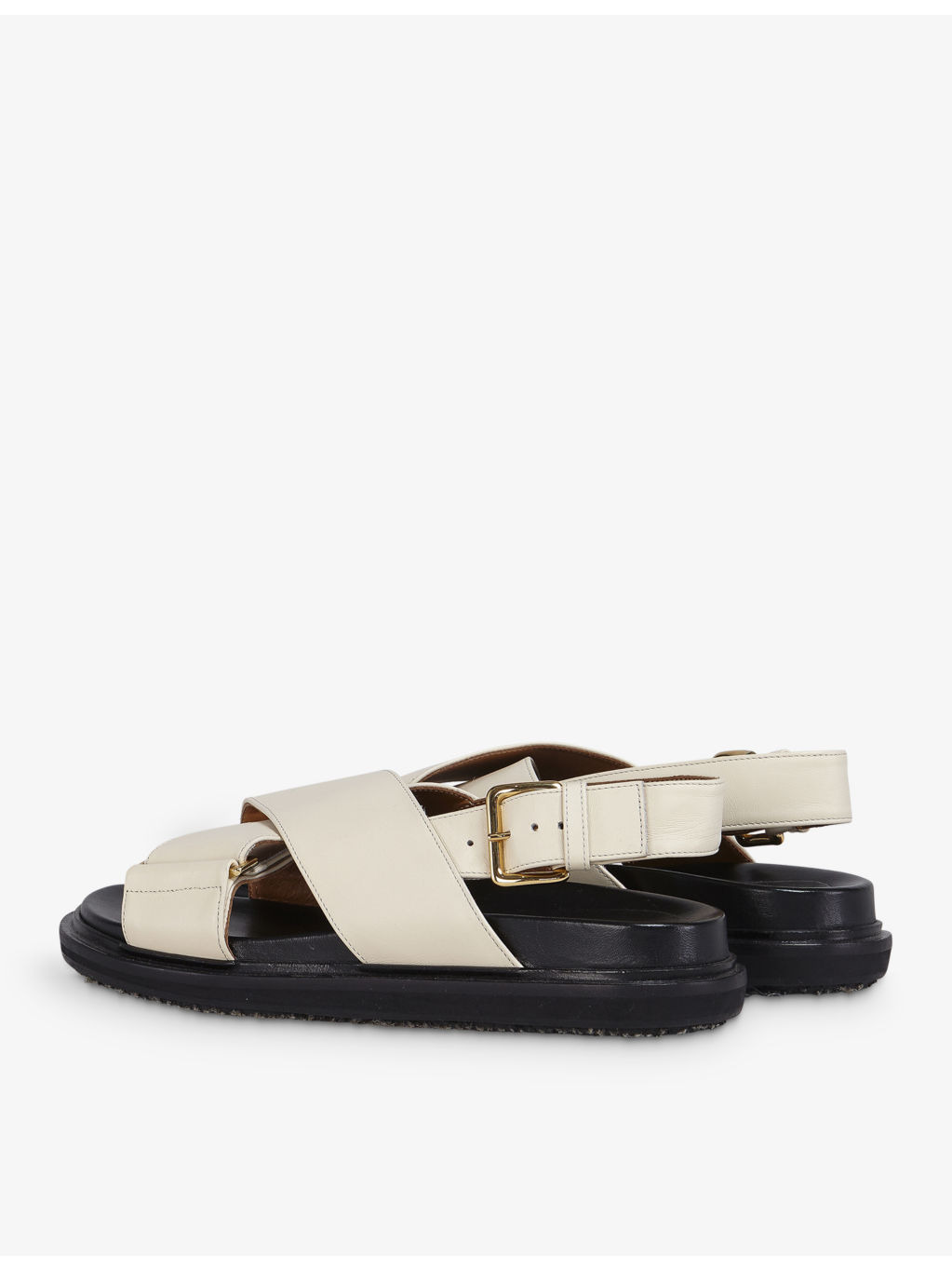 Fussbett crossover leather sandals - 4