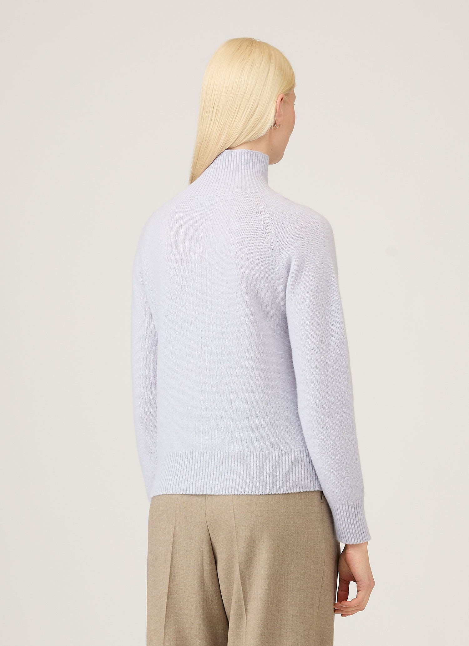 Lambswool Funnel Neck Jumper - 3