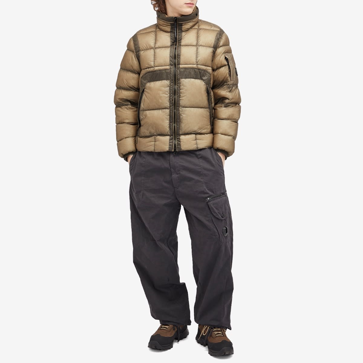 C.P. Company D.D. Shell Hooded Short Down Jacket 