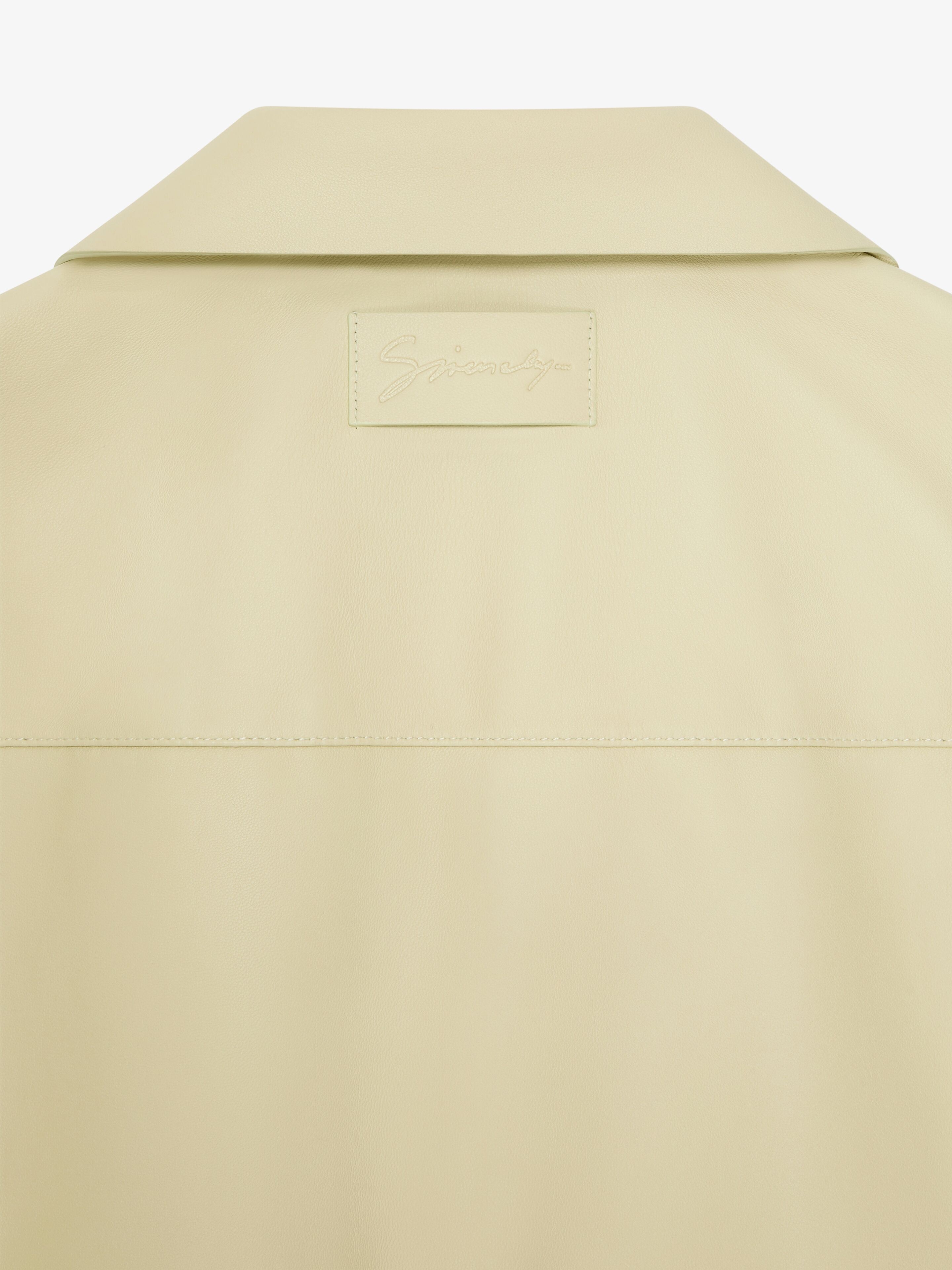 SHIRT IN NAPPA LEATHER - 4