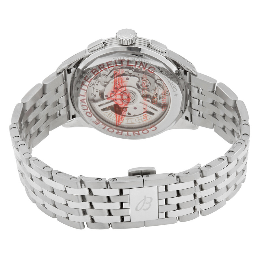 Breitling Premier B01 Chronograph 42 Automatic Chronometer Green Dial Men's Watch AB0145371L1A1 - 3