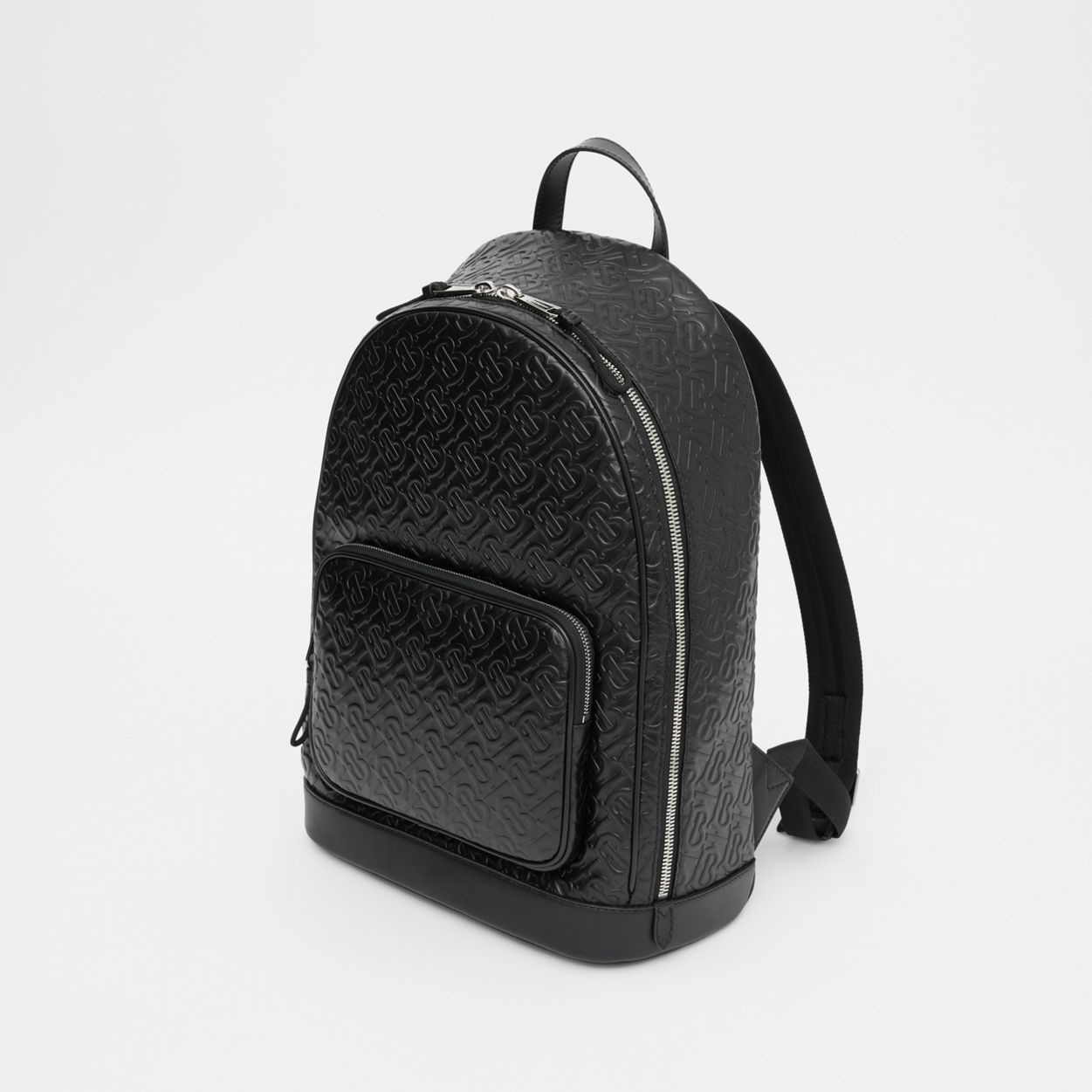 Monogram Leather Backpack - 4