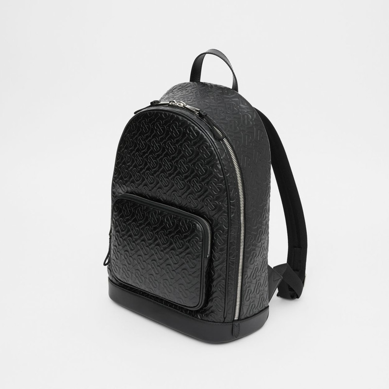 Monogram Leather Backpack 4