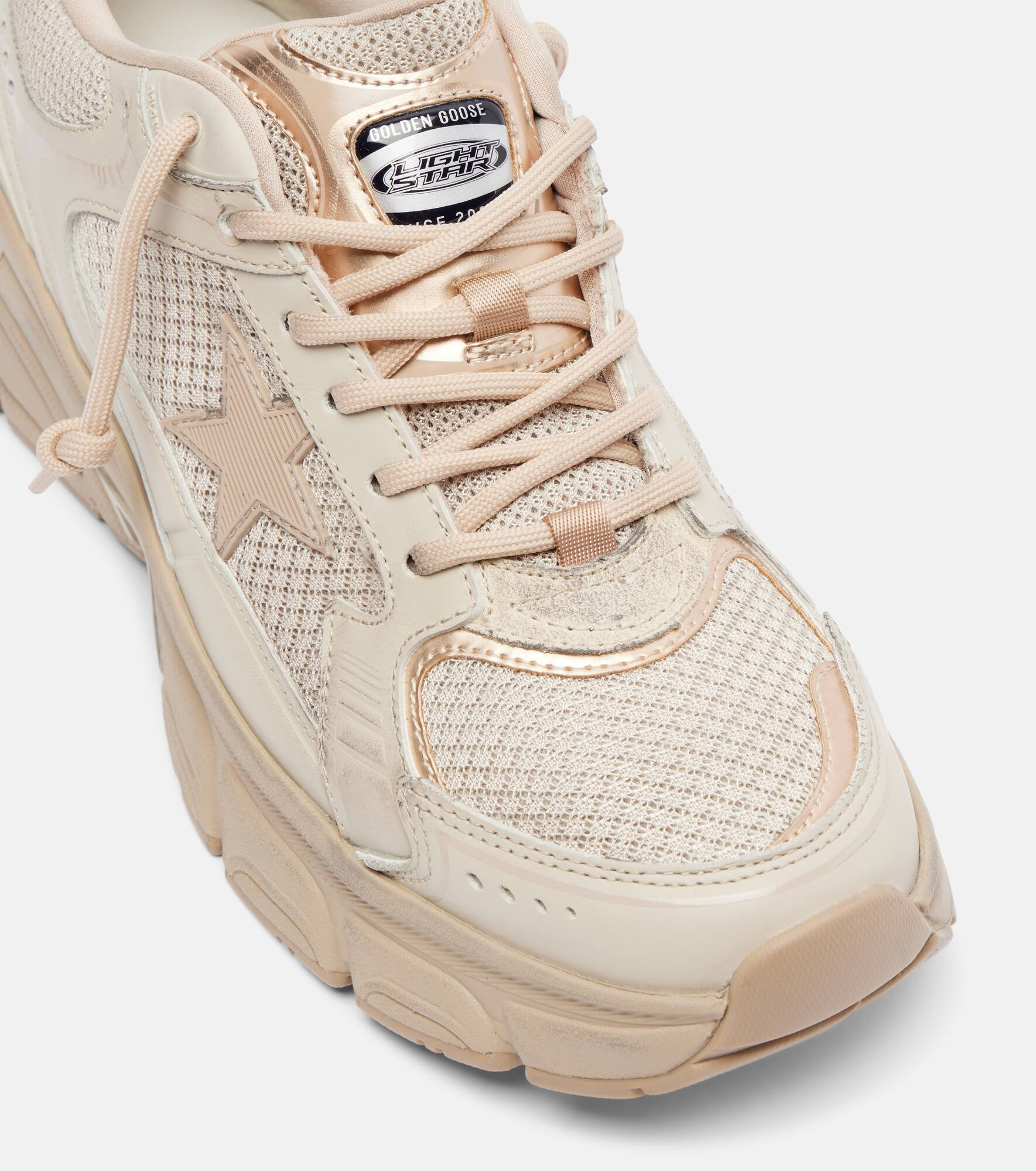 Lightstar leather-trimmed sneakers - 5