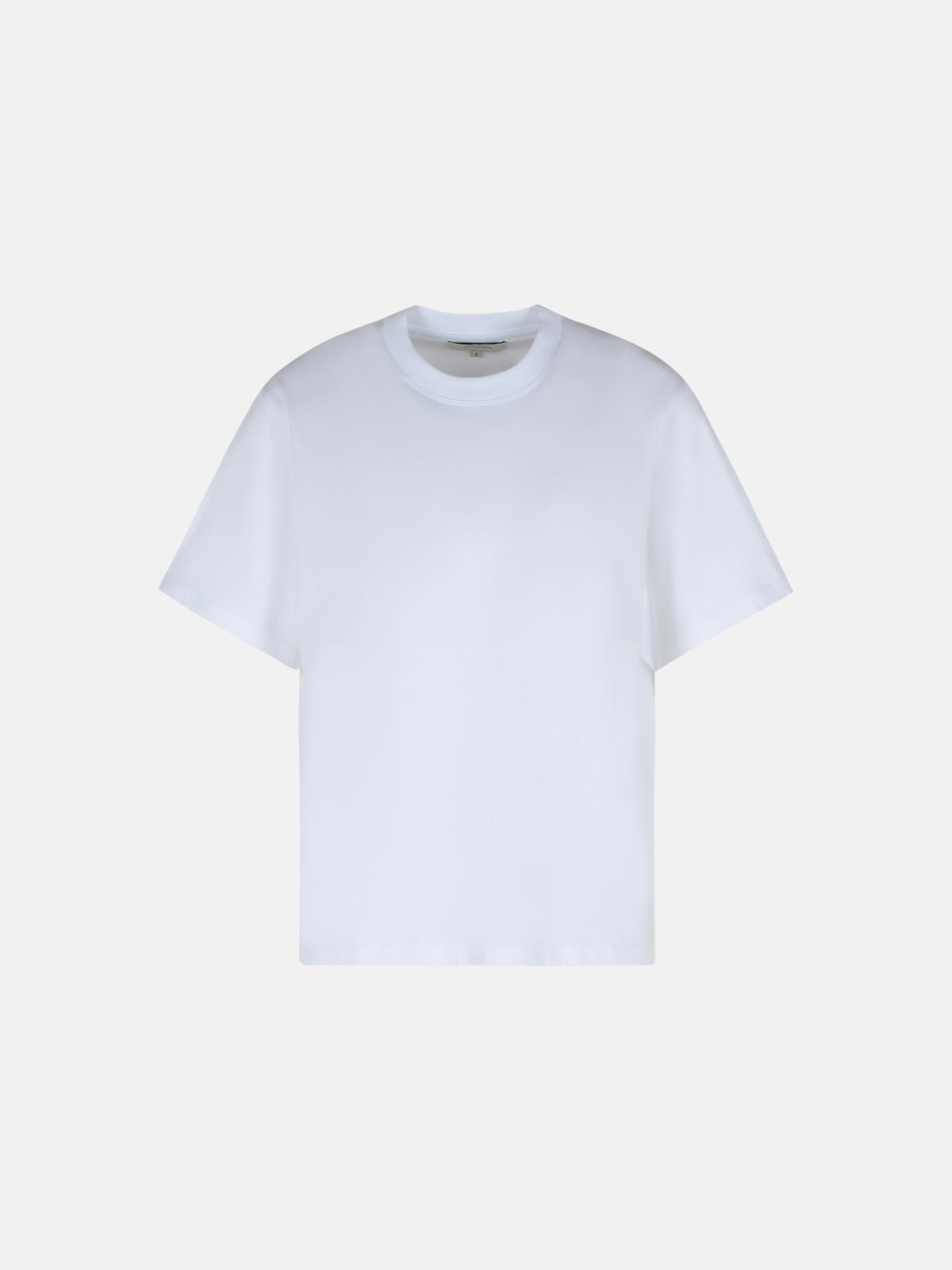 'TELANTO' WHITE SUPIMA COTTON T-SHIRT - 1