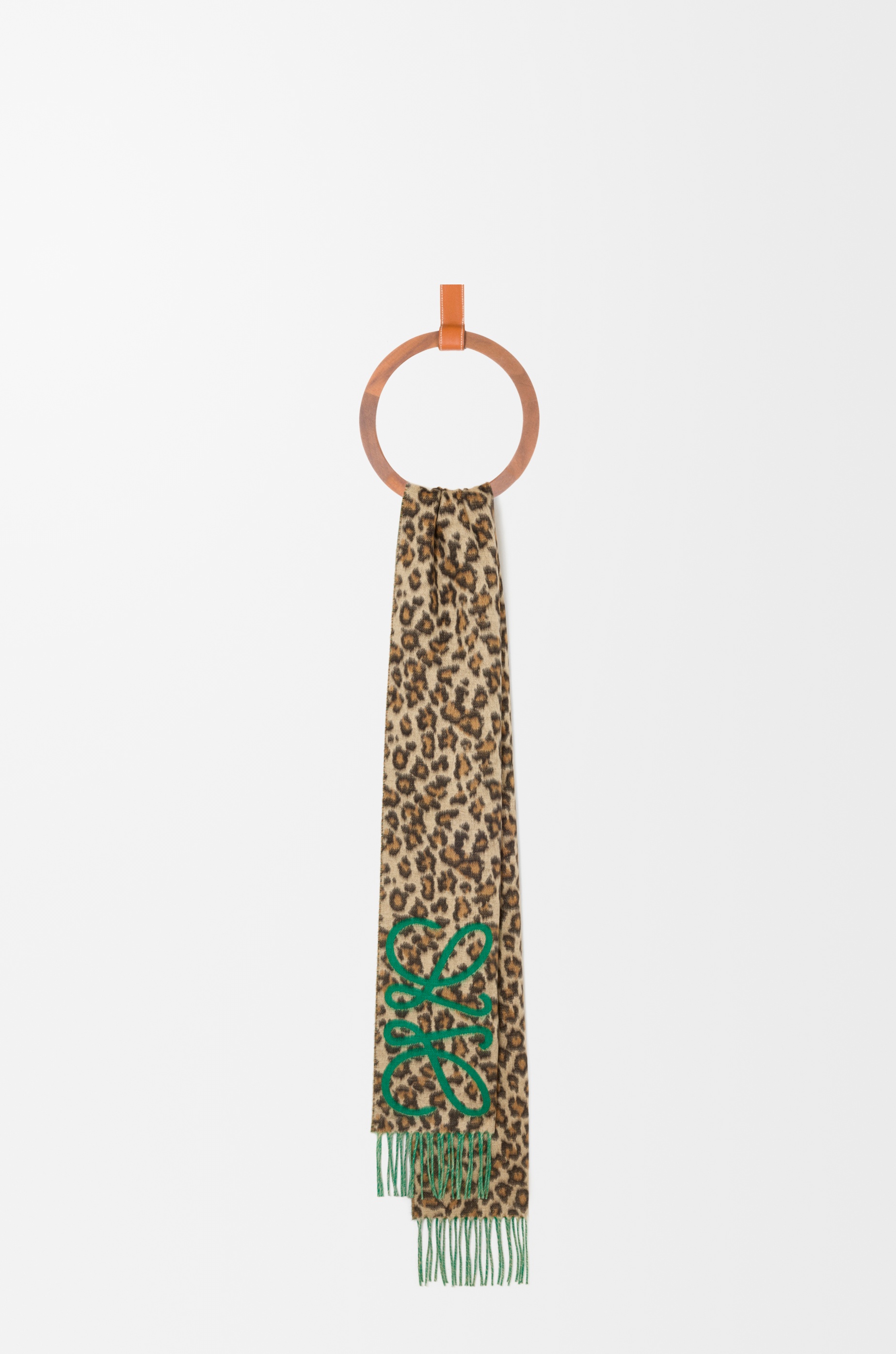 Anagram scarf in silk and cashmere - 4