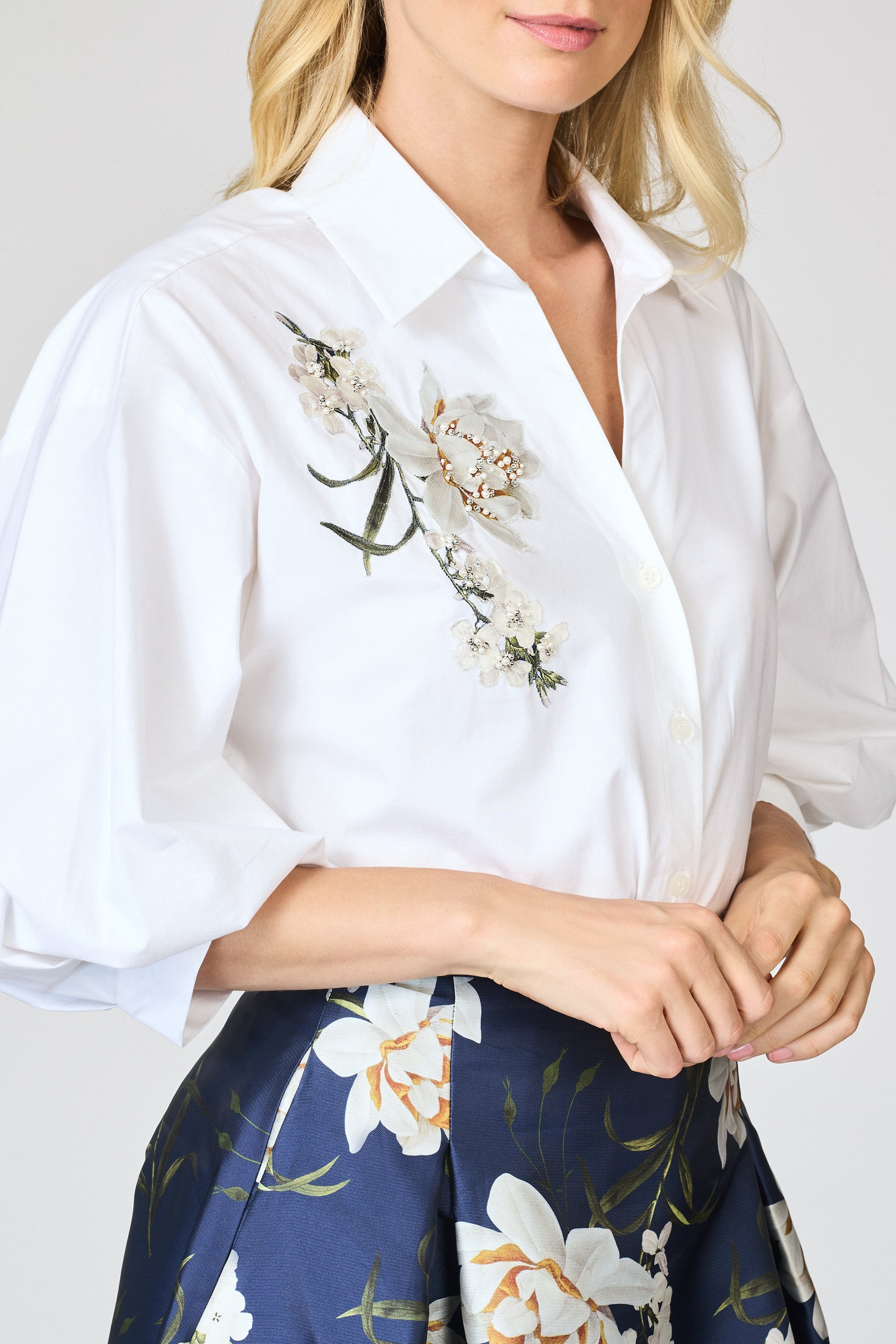 LUCE TOP - WHITE NARCISSUS - 2