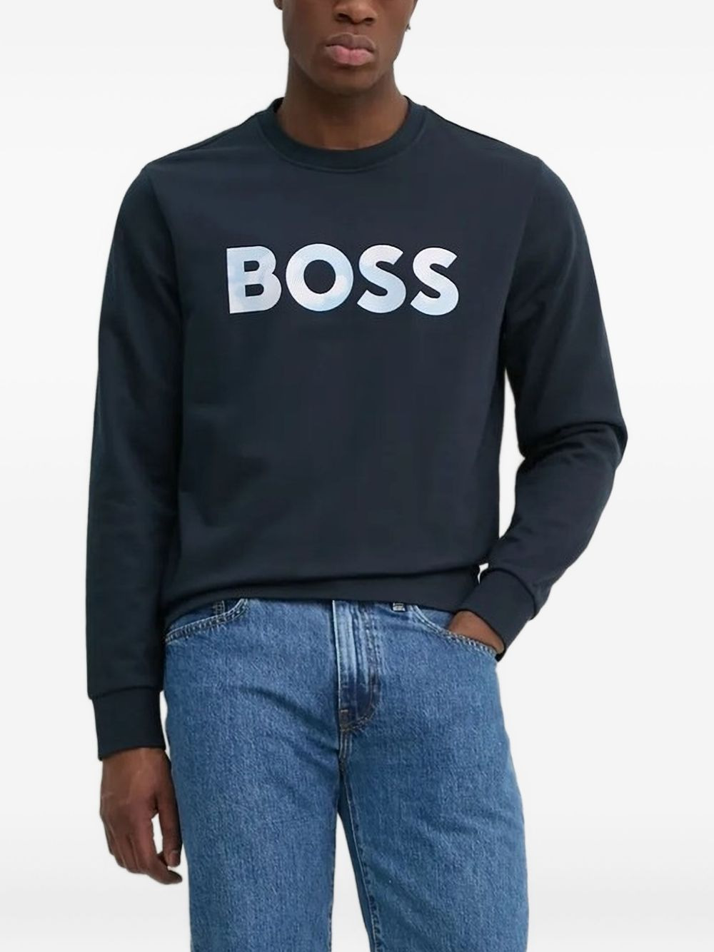 logo-print sweatshirt - 1