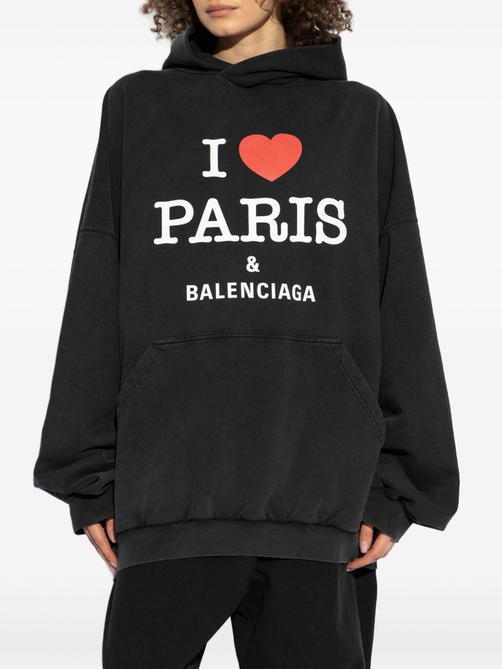 slogan-print hoodie - 3