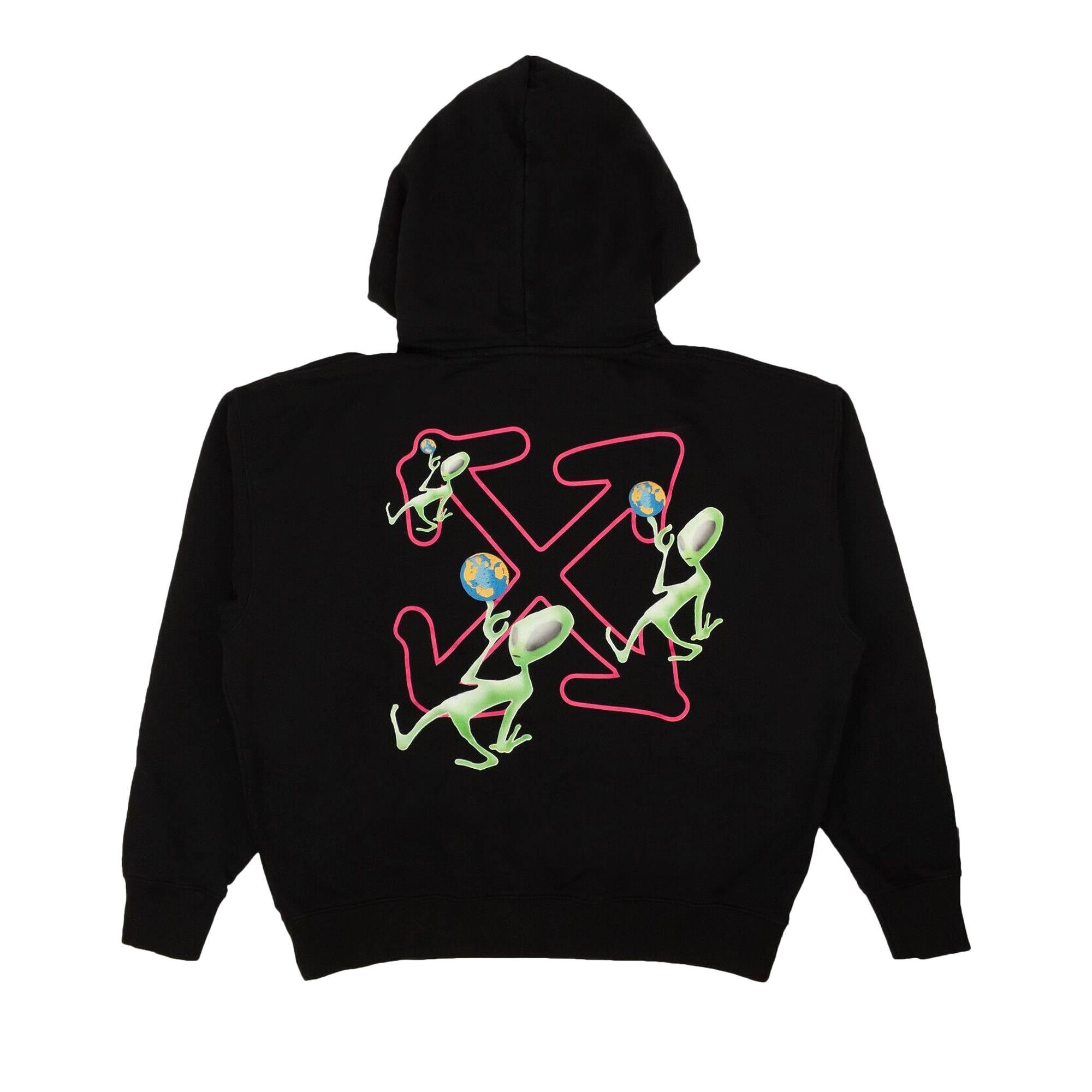 Off-White Alien Arrow Skate Hoodie 'Black' - 2
