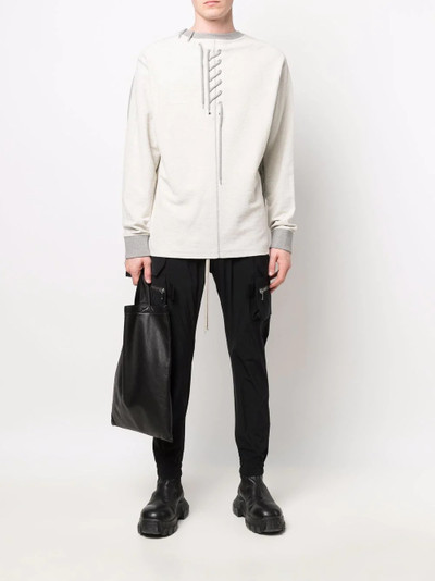 Rick Owens drawstring-waist multiple-pocket trousers outlook