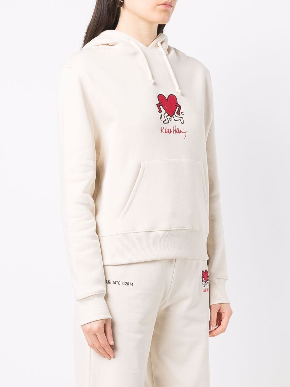 Keith Haring-embroidered hoodie - 3