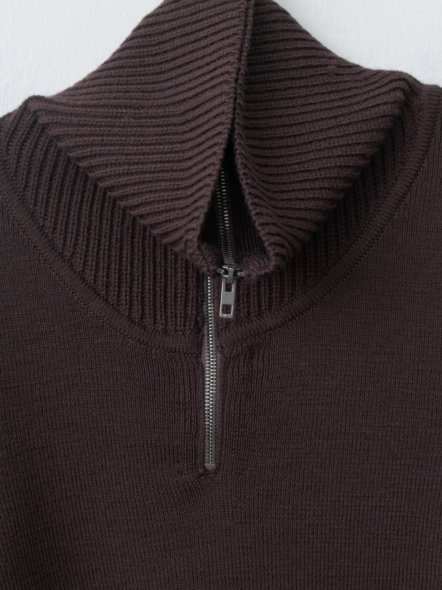 Zipped Sweater - Aubergine - 5