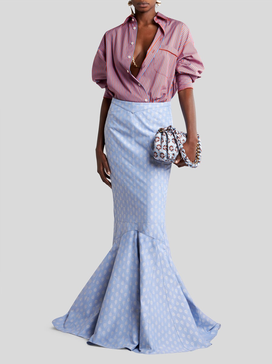 JACQUARD MERMAID SKIRT - 2