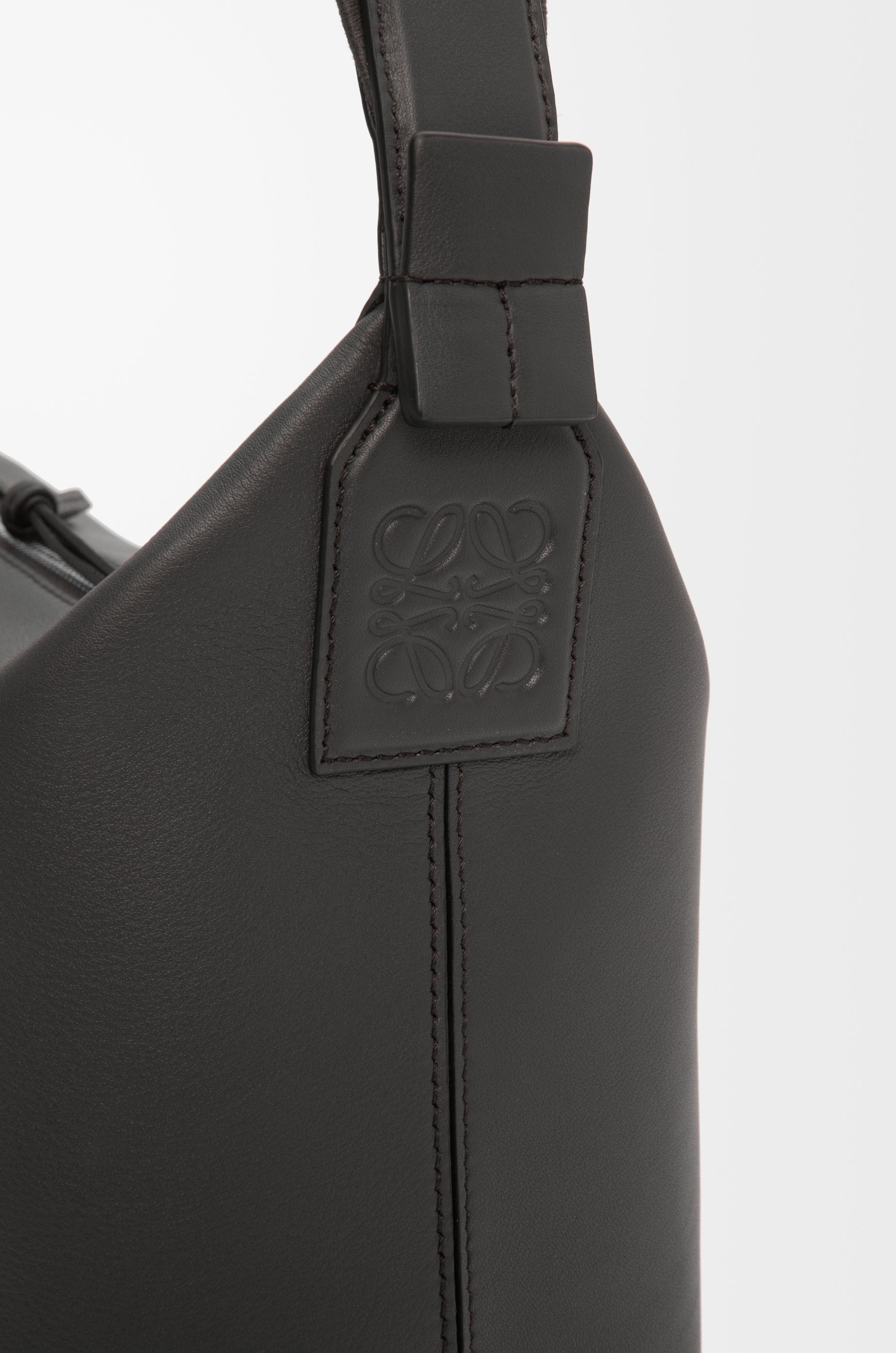 Small Cubi Crossbody bag in supple smooth calfskin and jacquard - 6