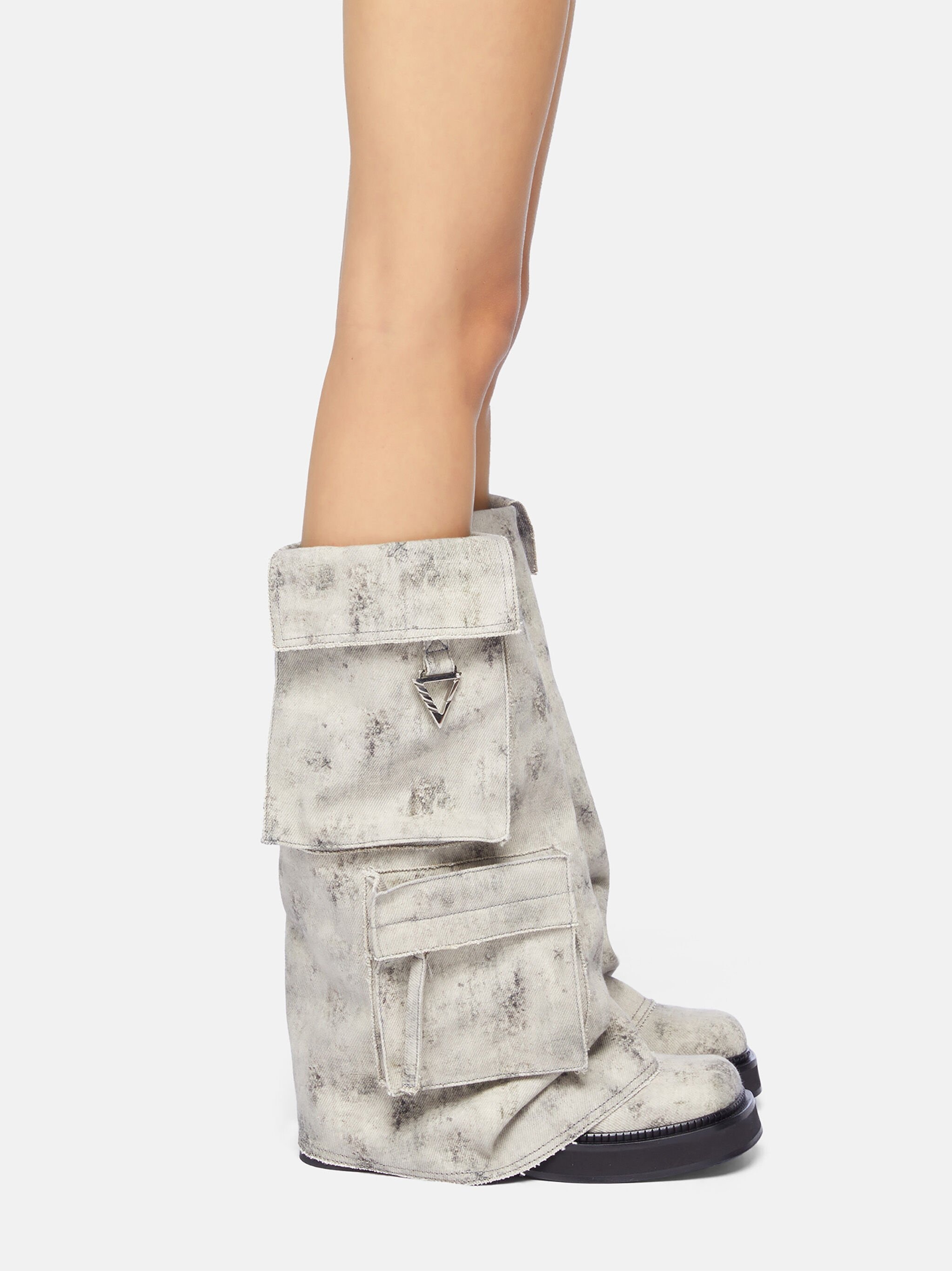 ''ROBIN'' SAND MELANGE FERN BOOT - 2