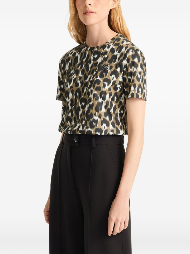 Talixe leopard-pattern T-shirt 4