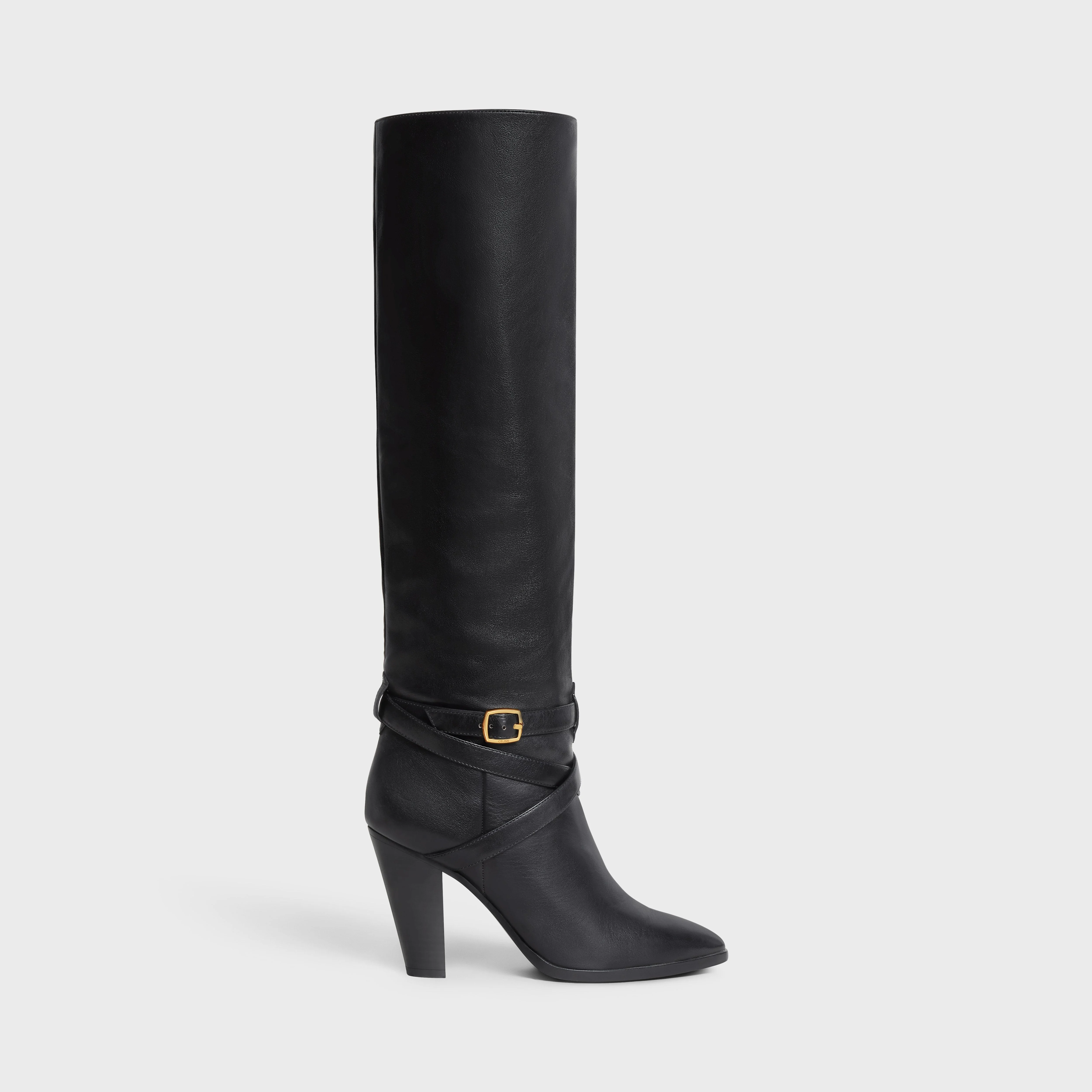 Celine Wiltern High Slouchy Buckle Boots - 1