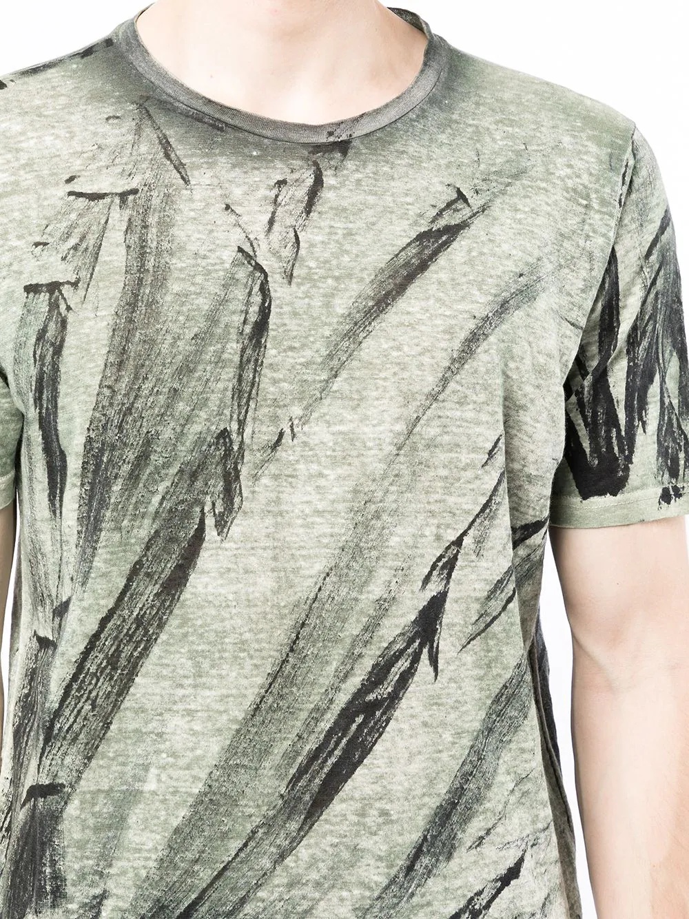 Mangrovie Strokes linen T-shirt - 5