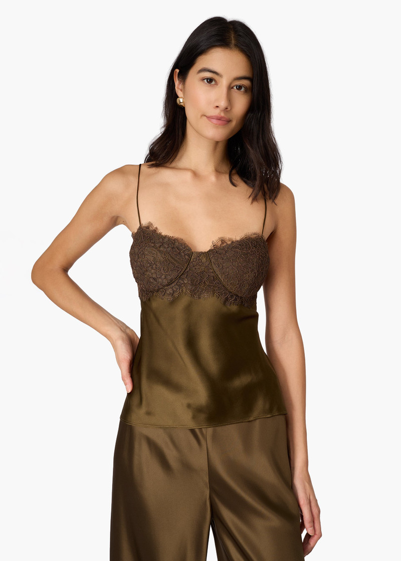 CAMI NYC ZOIE BUSTIER CAMISOLE GROVE outlook