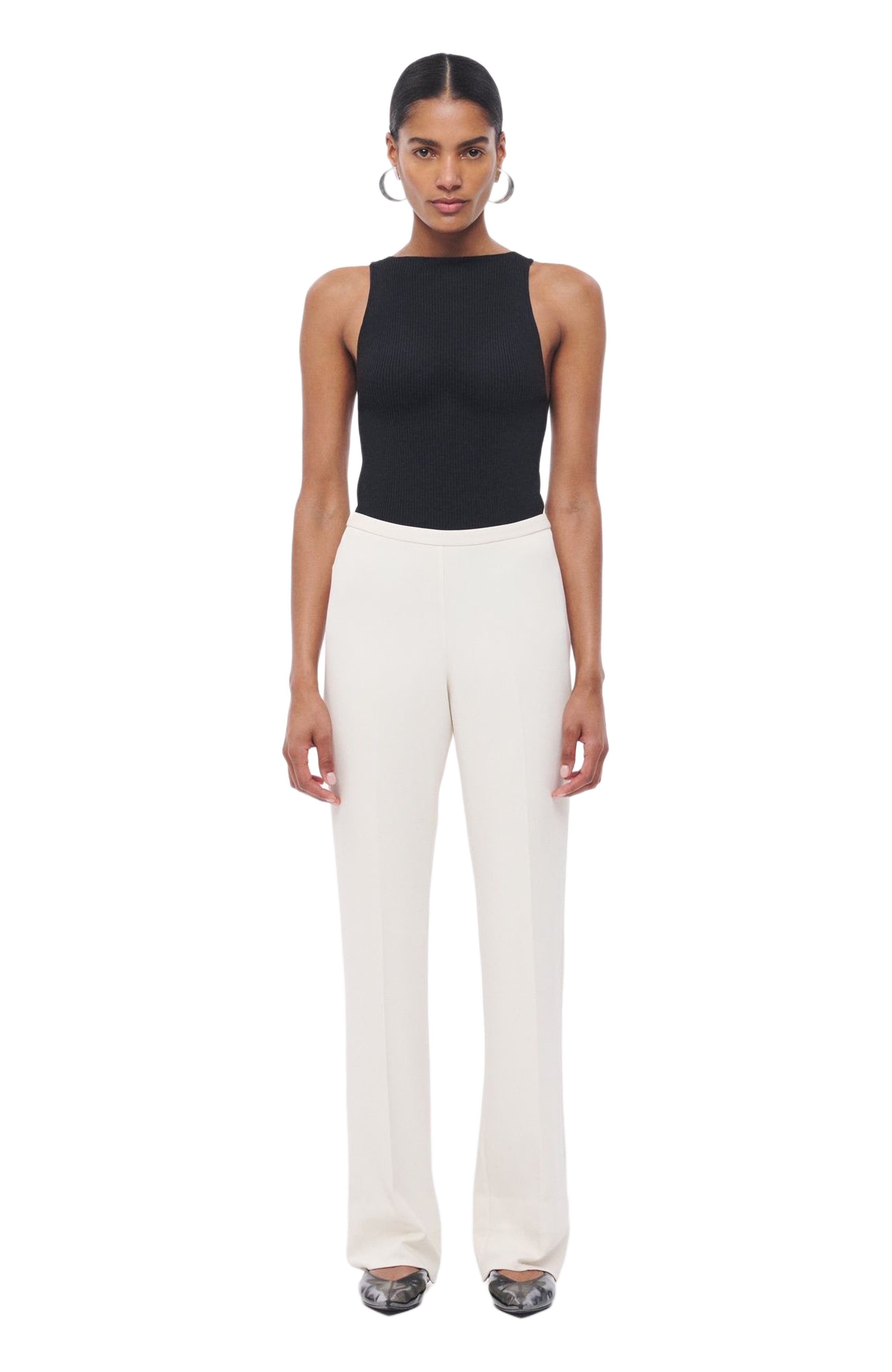 Another Tomorrow JERSEY PANT in Vanilla at Nordstrom - 7