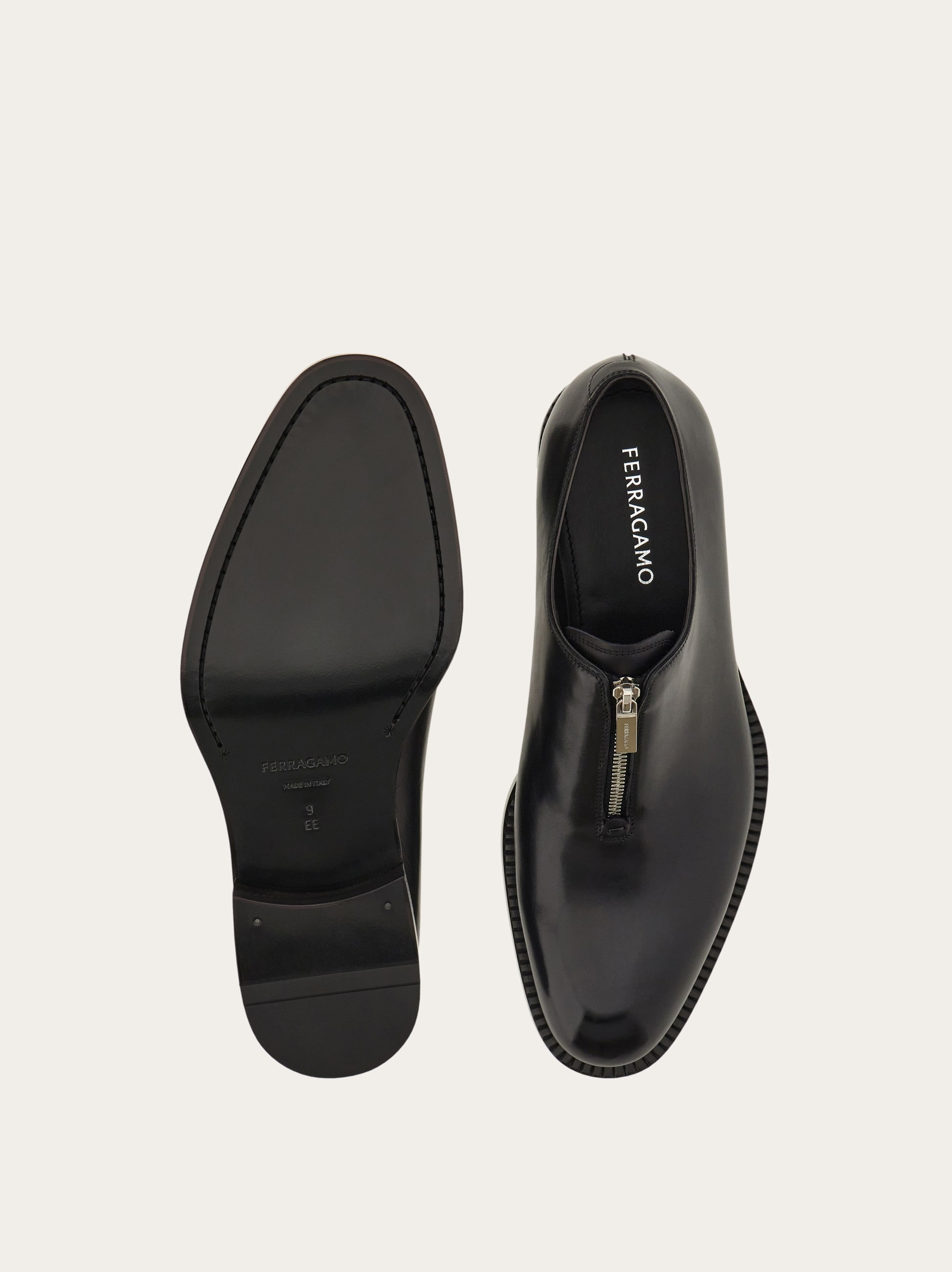 Derby shoe with zip detail - 6