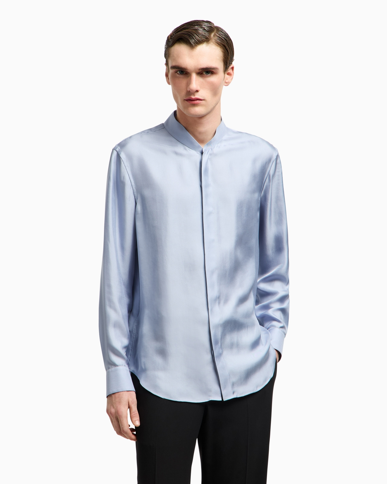 SILK TWILL SHIRT - 4