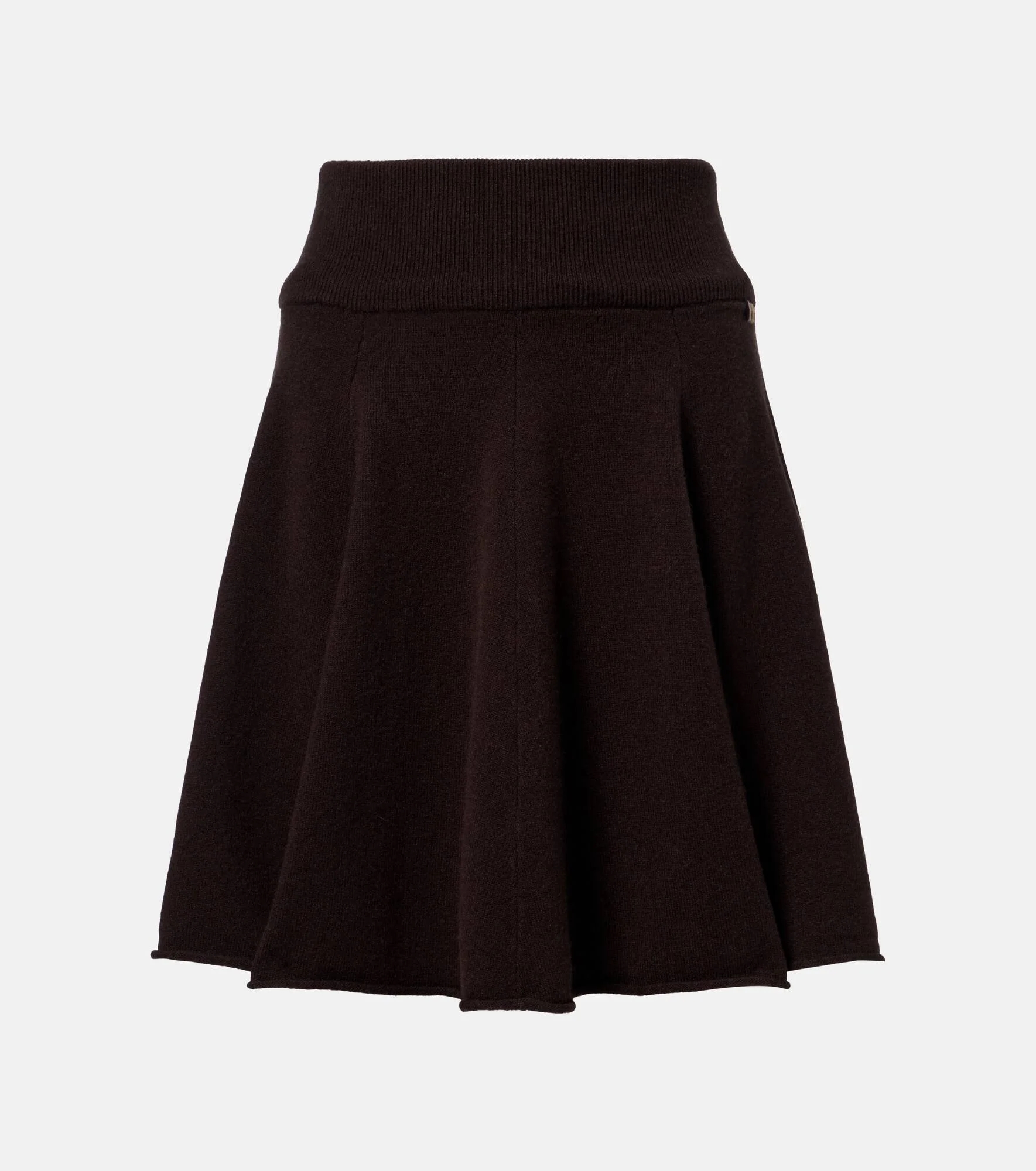 N°379 Girl cashmere-blend miniskirt - 1