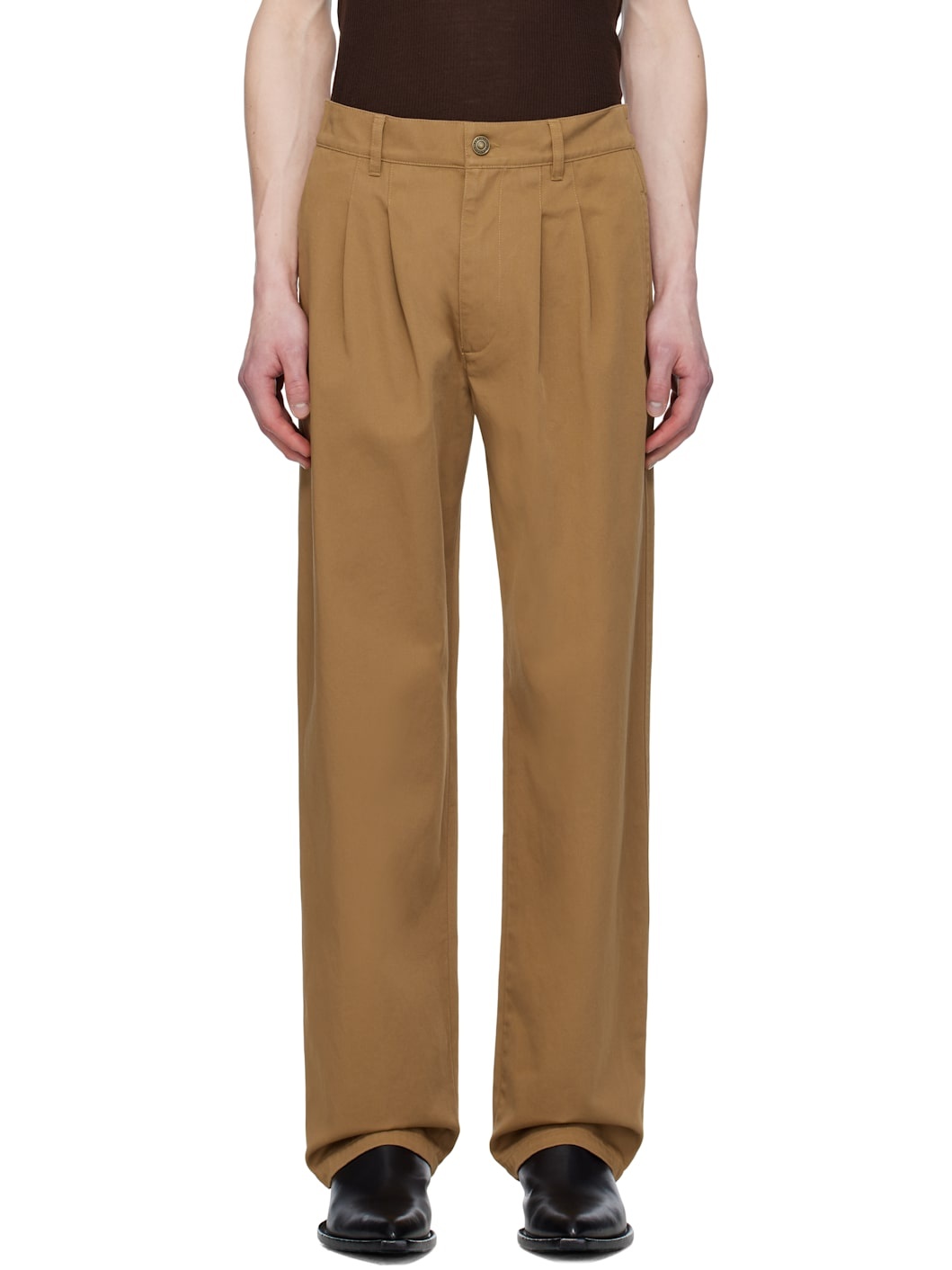 Tan Kostin Trousers - 1