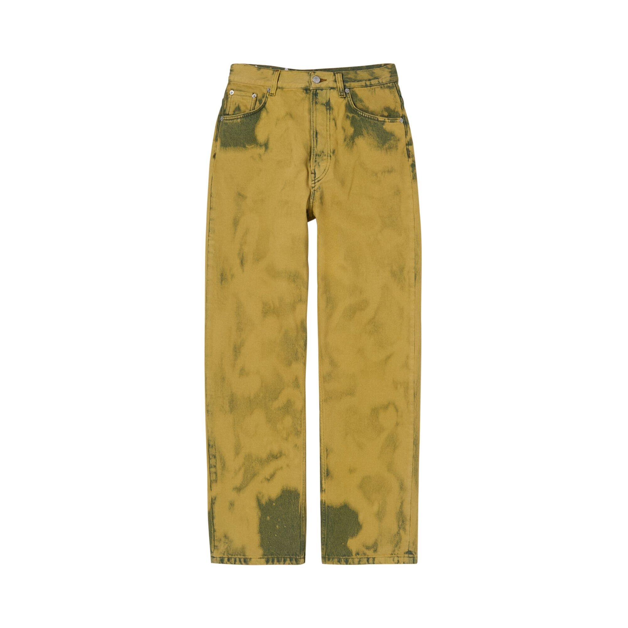 Dries Van Noten Pine Pants 'Lime' - 1