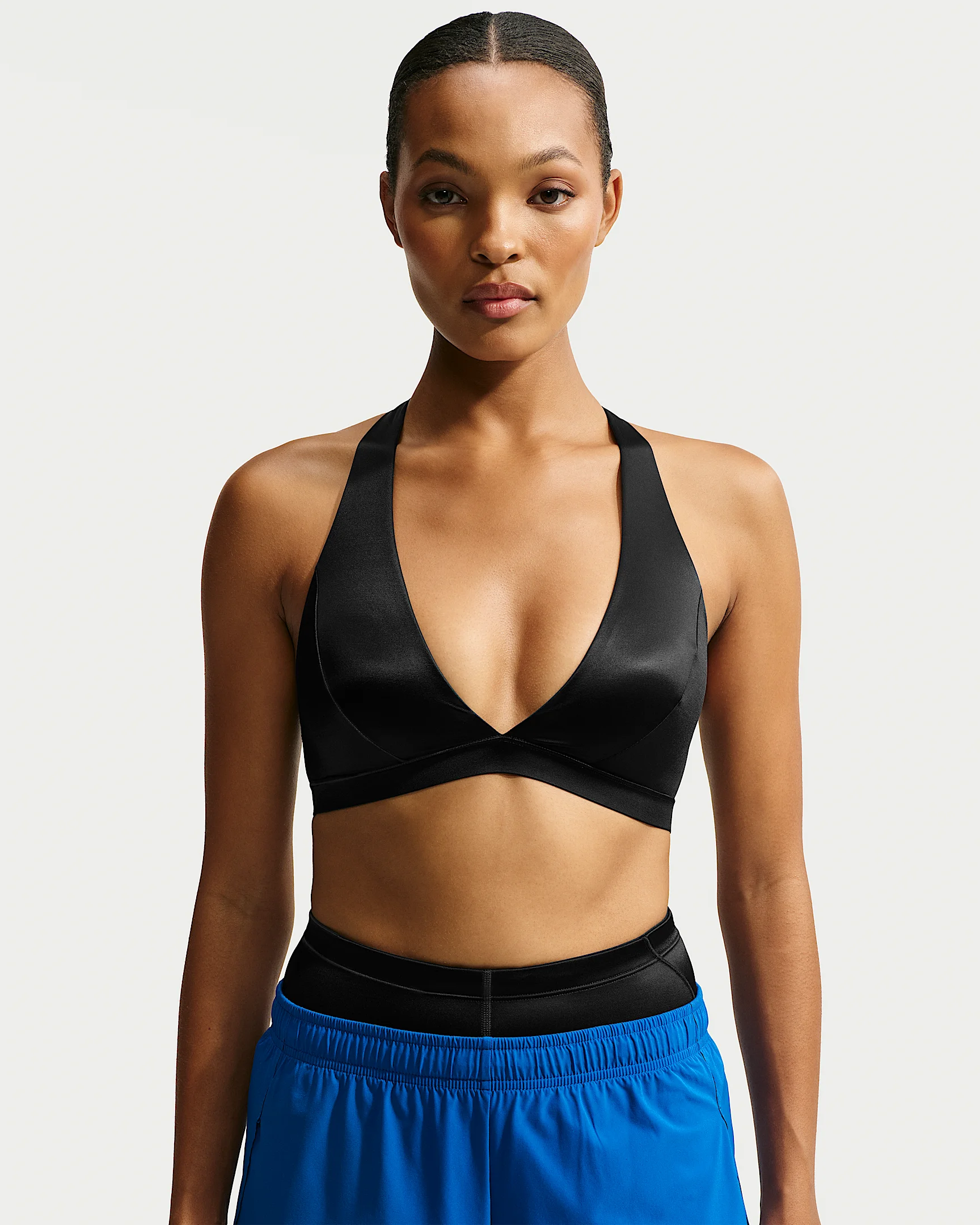 NikeSKIMS Satin Shine Women's Halter Bra - 1