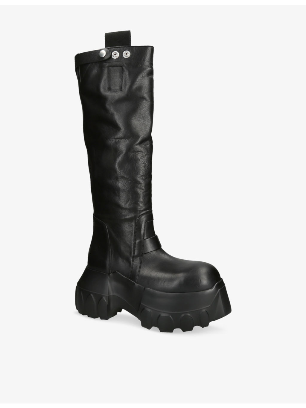 Mega Tractor Pull-On Leather Boots - 3