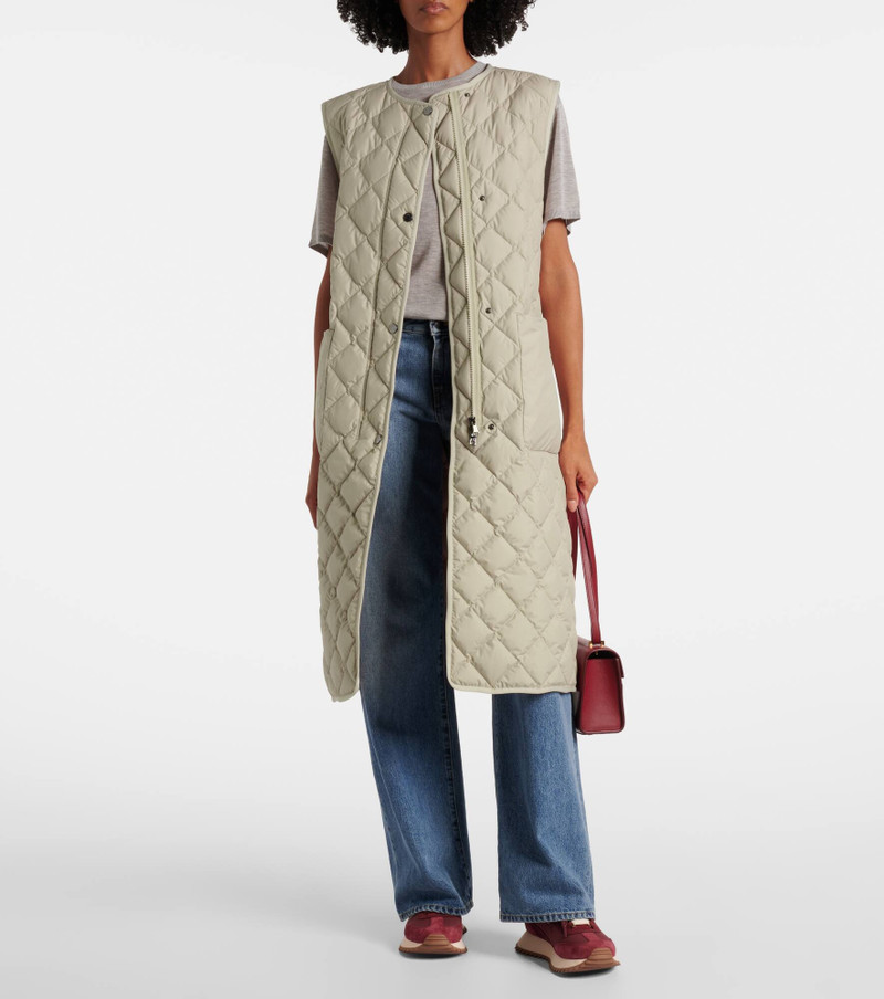 Moncler Butor quilted down vest outlook
