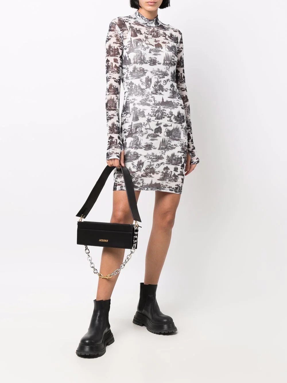 En PLEIN air-print mini dress - 2