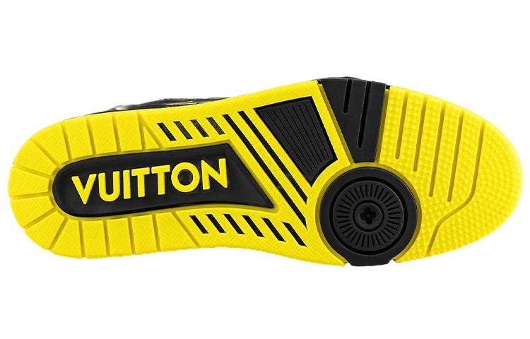 LOUIS VUITTON Trainers 'Black Yellow Silver' 1A9JTM - 4