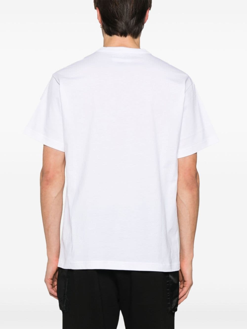 logo-print cotton T-shirt - 4